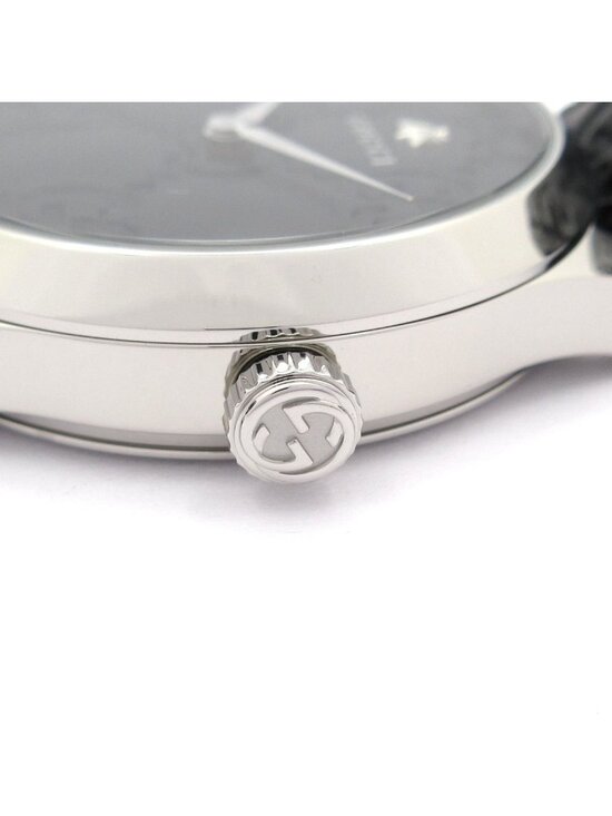 Gucci Watch 126.4 Guccissima Line SS Black main image 7